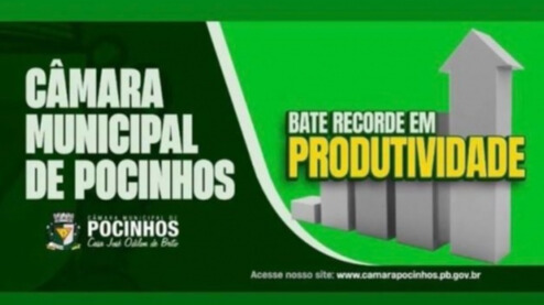 Câmara Municipal de Pocinhos bate recorde em produtividade em 2023